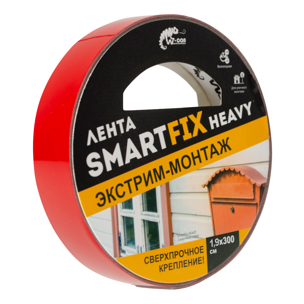 Лента монтажная двусторонняя 19 мм x 3 м SmartFix Heavy SFV1930G 