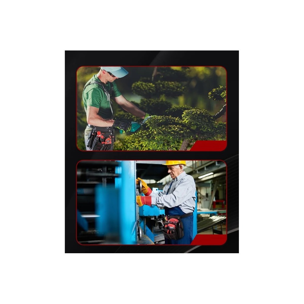 Сумка для инструментов поясная Deli RS EDL5865, черный - 6