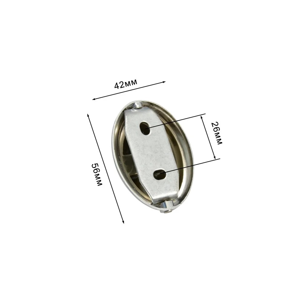 Крючок одинарный Solinne Classic 15011, хром - 5