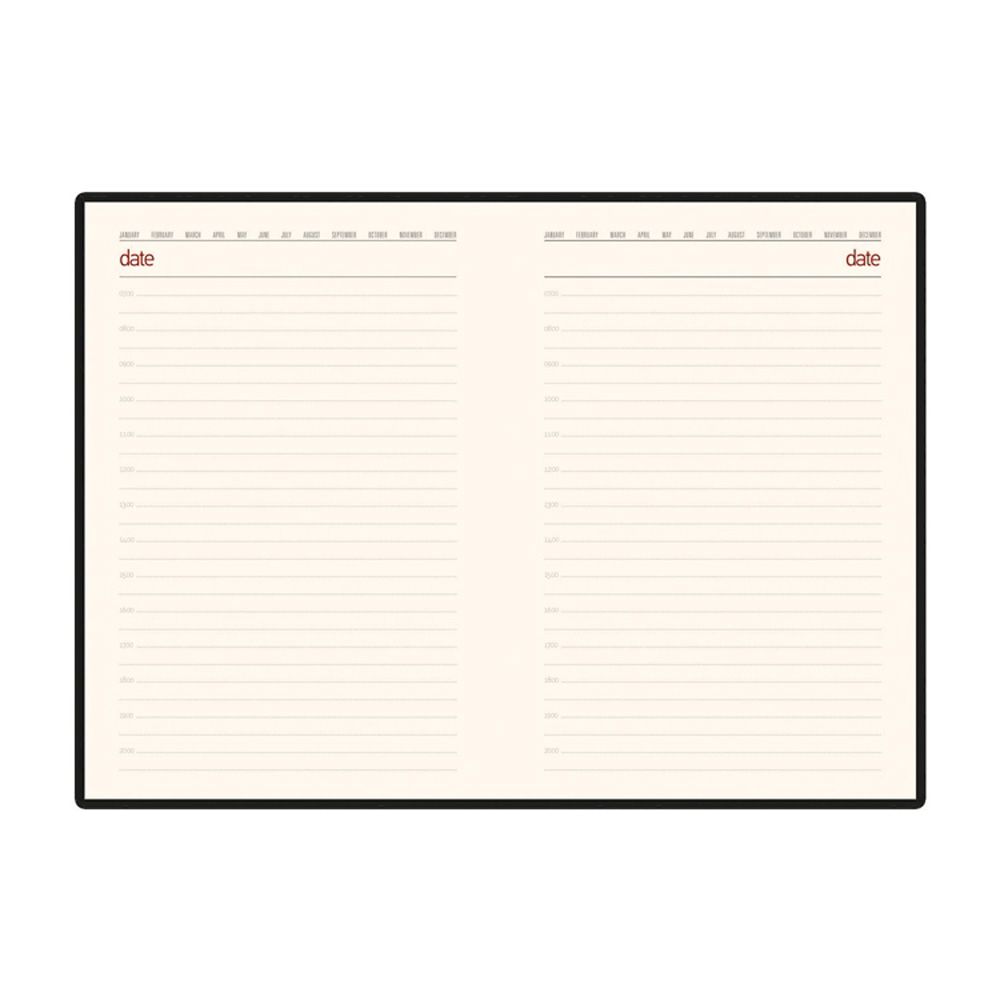 Ежедневник недатированный "Senate", А5, 272 страницы, черный