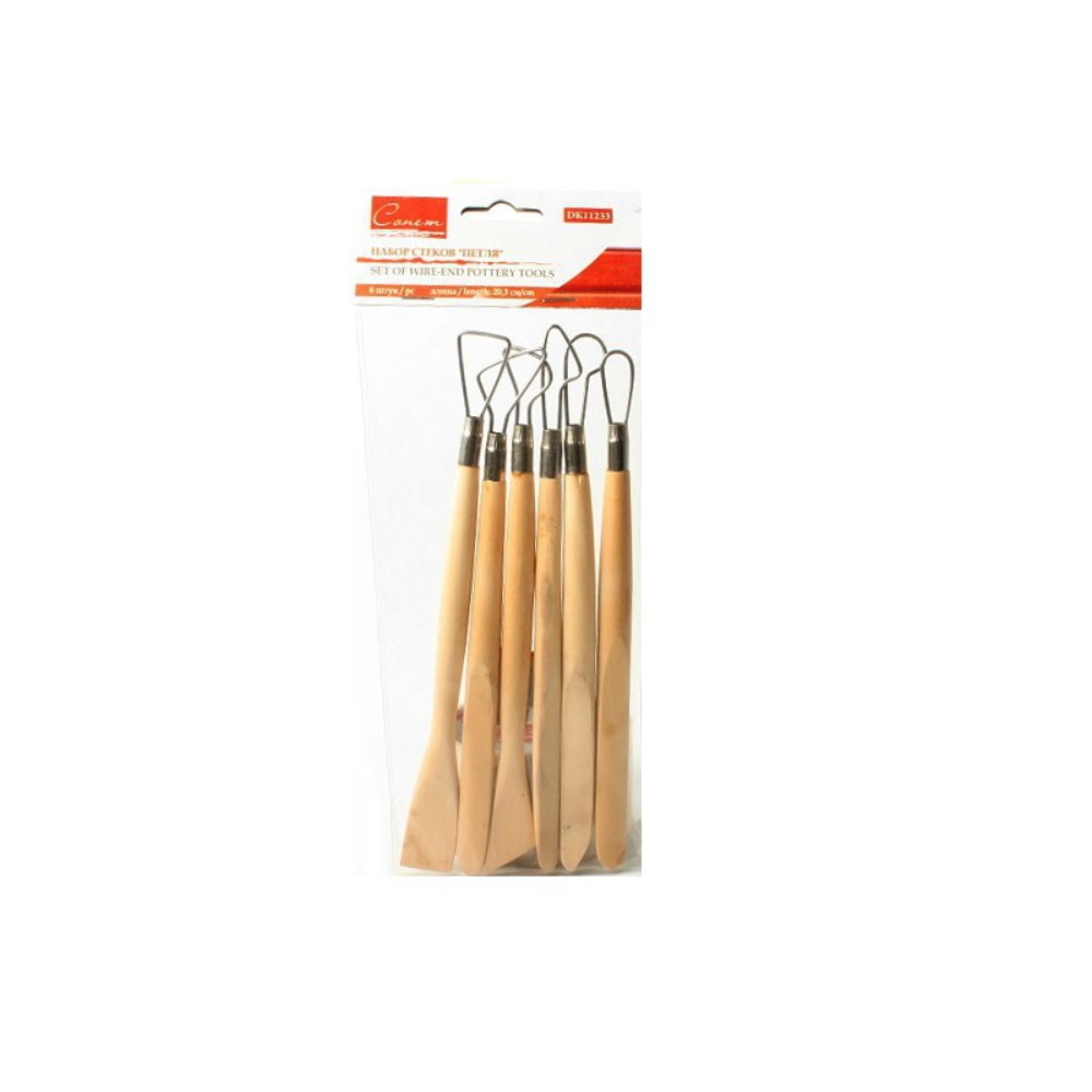 Инструменты для моделирования "Сонет", стеки-петли, набор 6 шт.