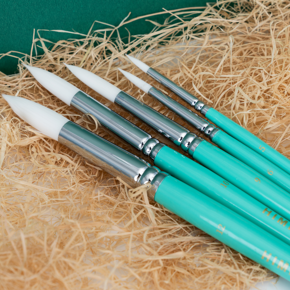 Набор кистей для рисования "Himi Miya Little Bird", синтетика, 5 шт - 5