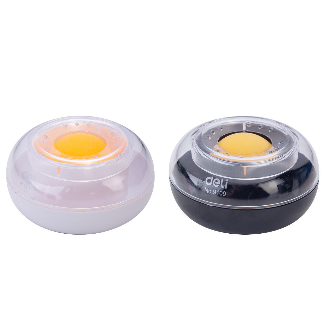 Подушка для увлажнения пальцев "Deli", 90 мм, ассорти