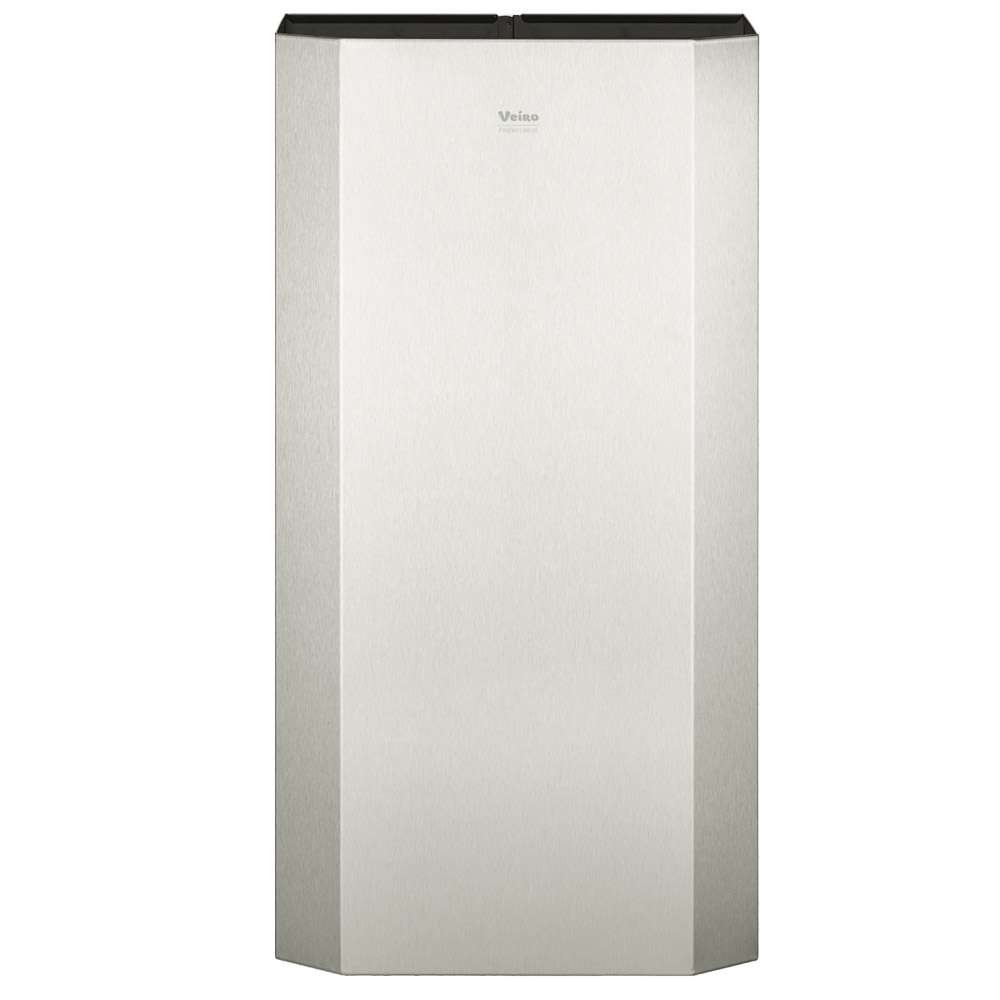 Корзина для мусора Veiro Professional "MaxBIN Steel", 40 л, серебристый 