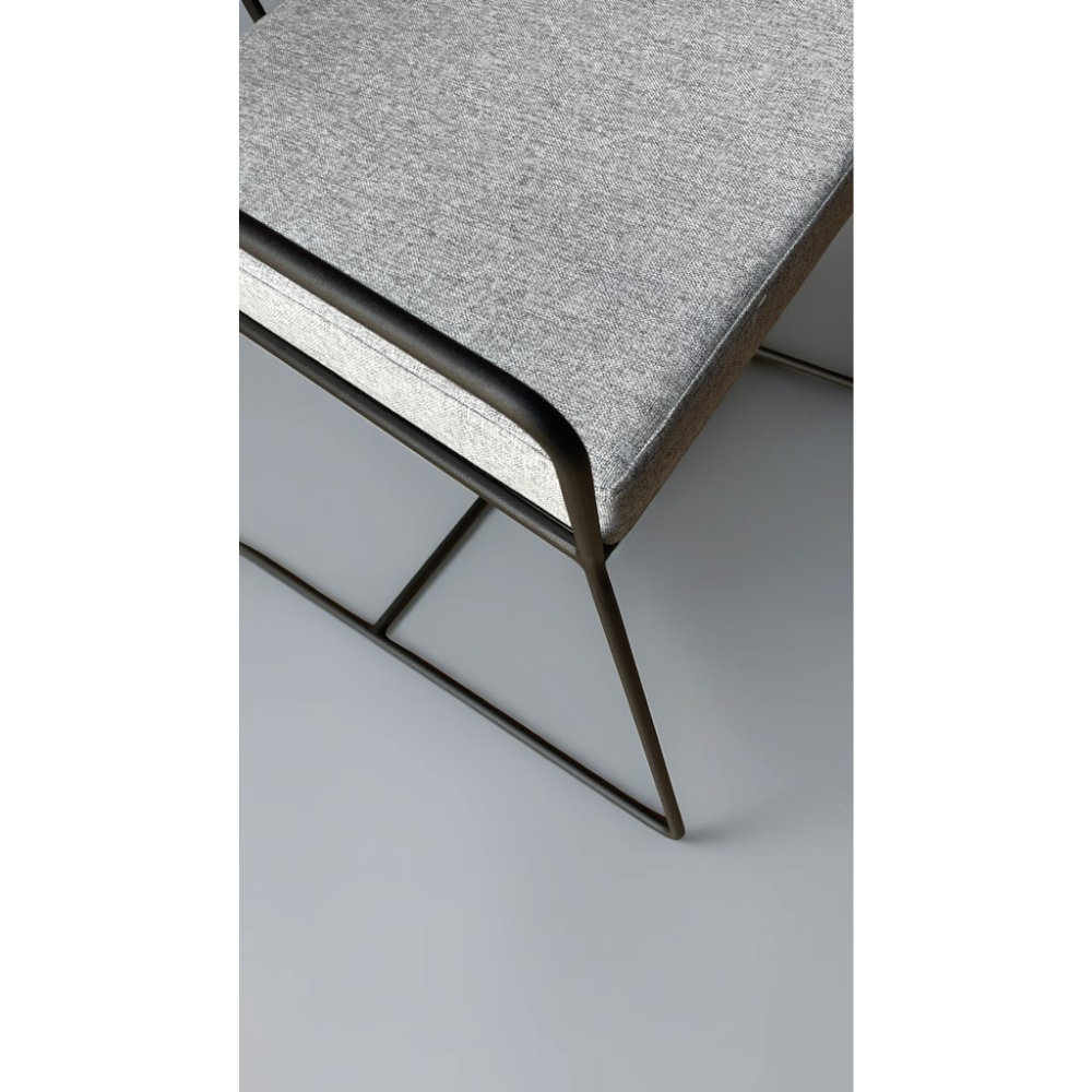 Кресло ALLERD MILORD, ткань, серебристый - 3