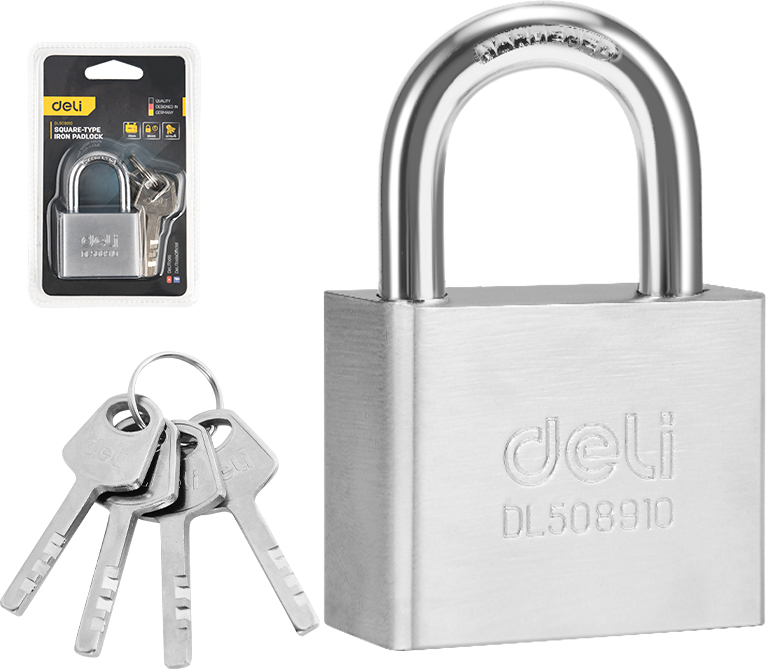 Замок навесной Deli "EDL508910", 40 мм - 2