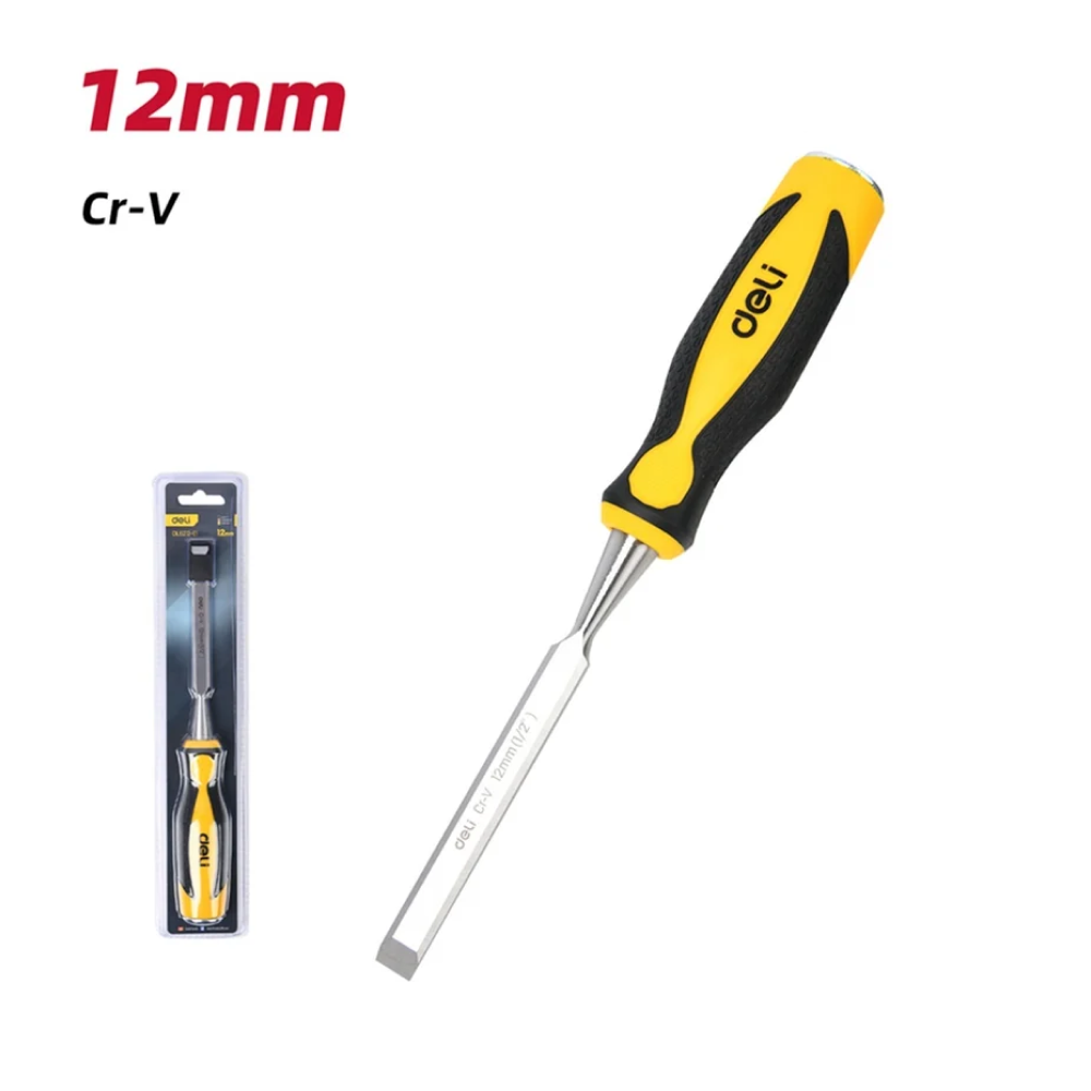 Стамеска Deli DL6212-E1, 12 мм, желтый