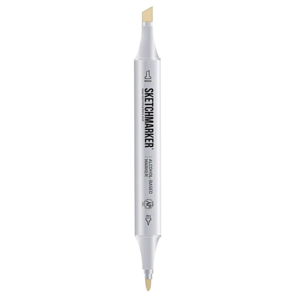 Маркер перманентный двусторонний "Sketchmarker", BR83 смуглый - 2