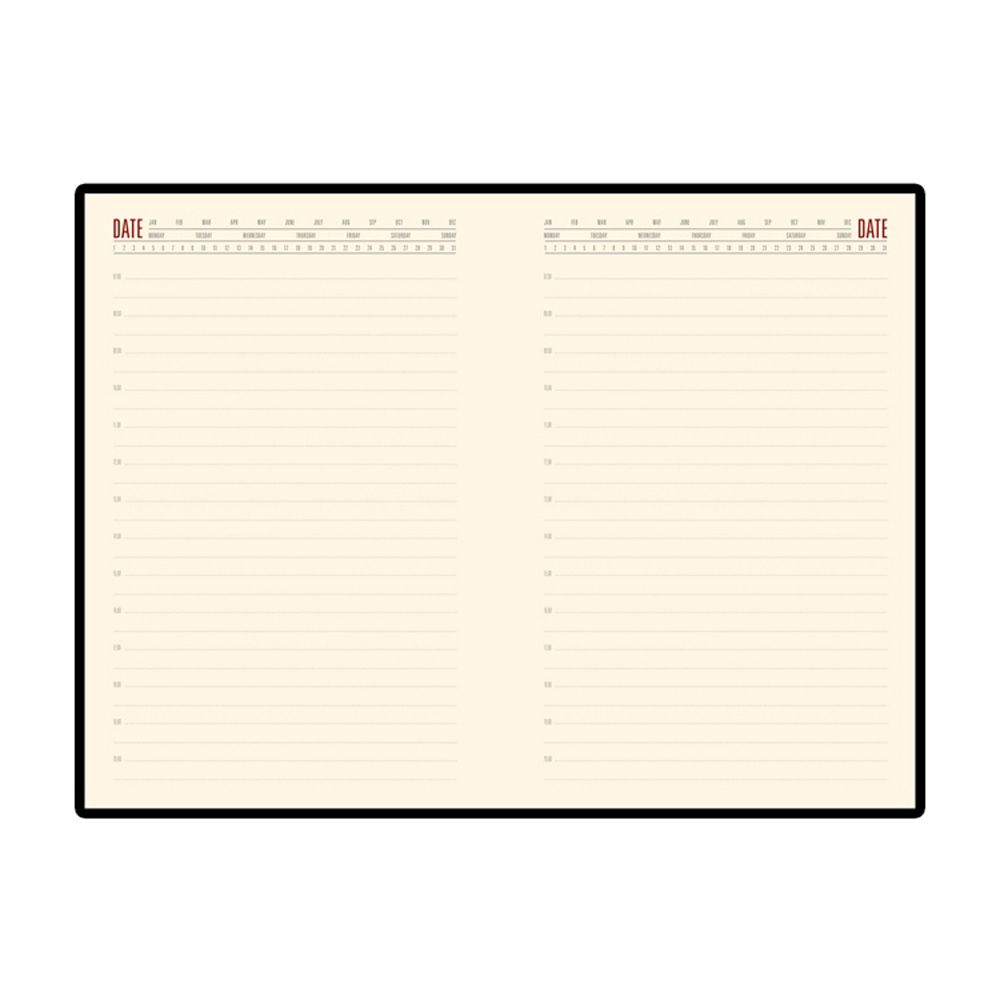 Ежедневник недатированный "London", А5, 272 страницы, черный - 2