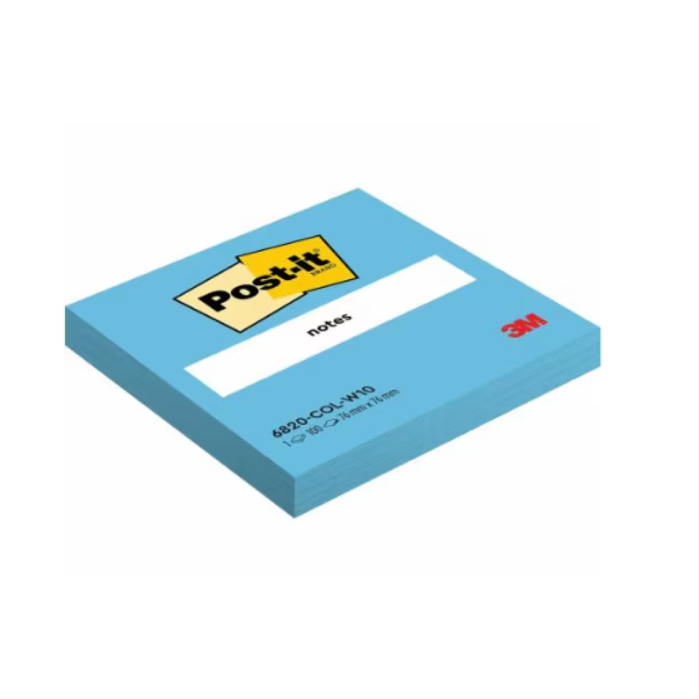 Бумага для заметок "Post-it", 76х76 мм, 100 листов, ассорти - 4
