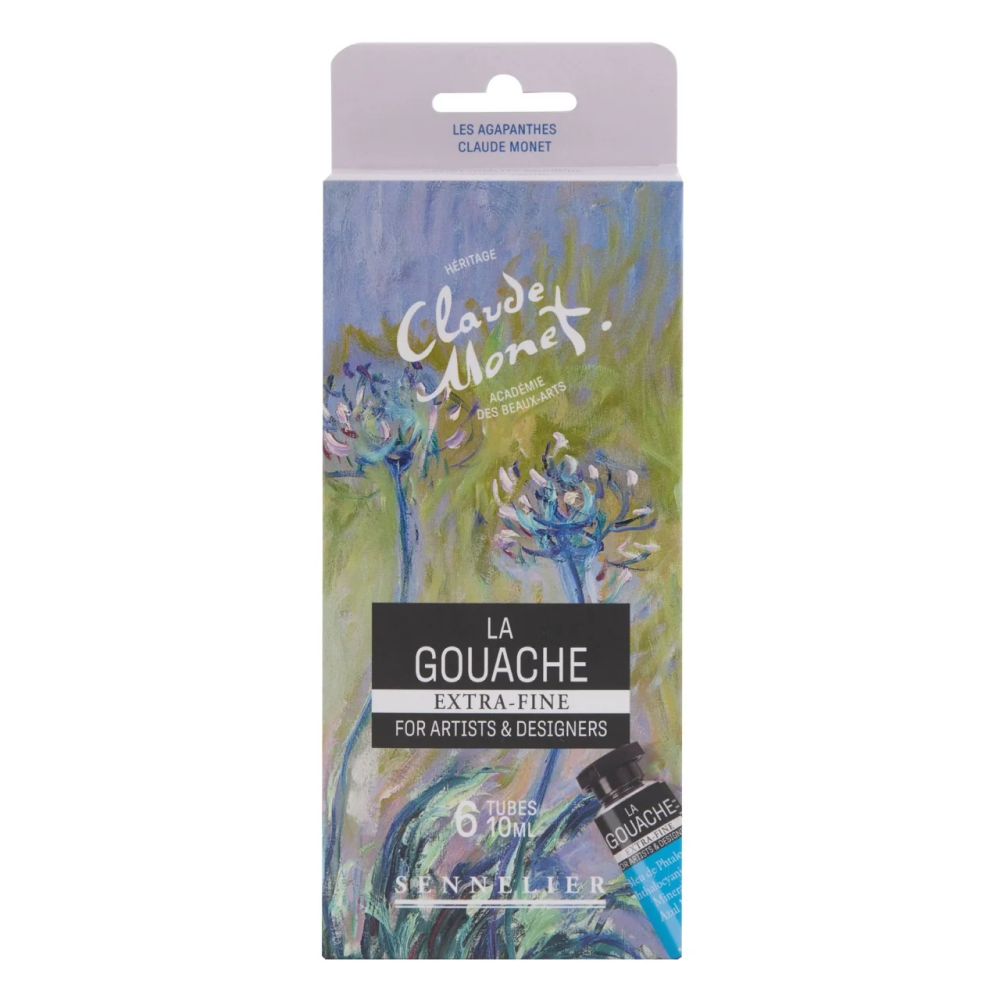 Набор красок гуашевых "Sennelier. Claude Monet - Agapanthus"