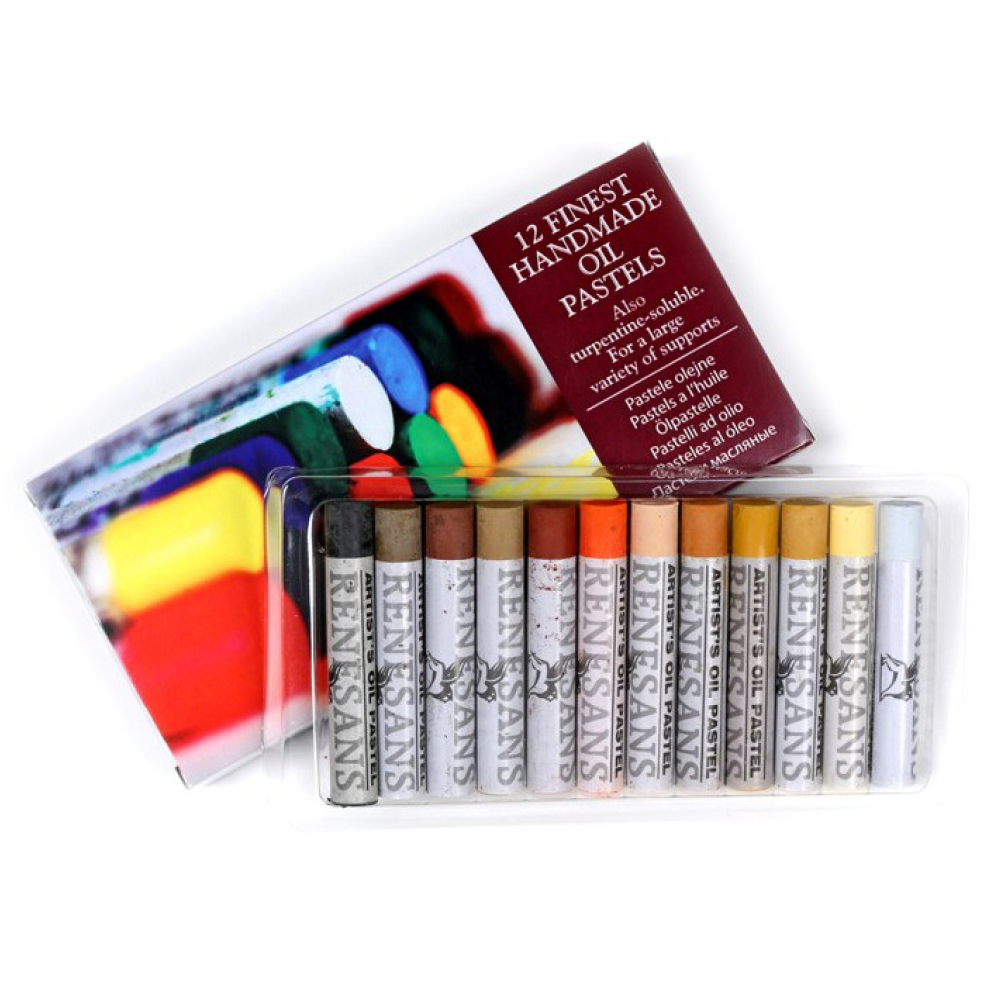 Пастель масляная "Renesans. Портрет"