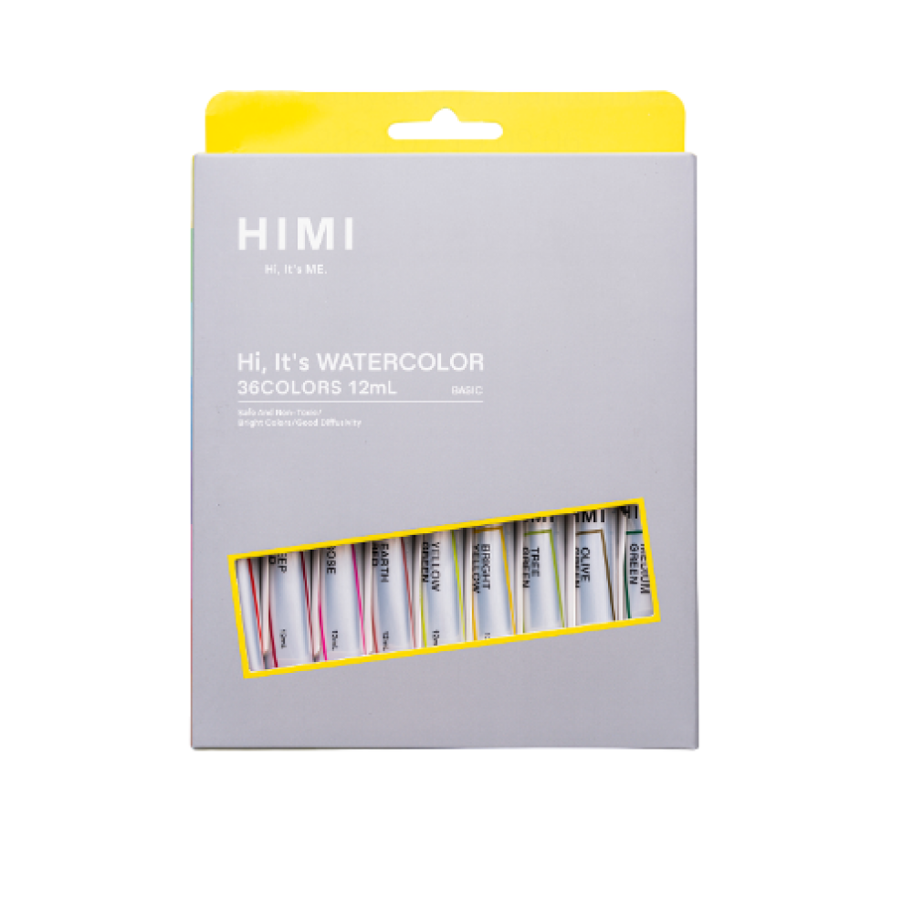 Краски акварельные "Himi Miya", 36 цветов, тубы