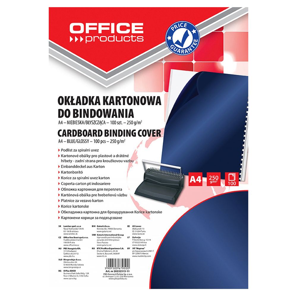 Обложка для переплета "Office Products"