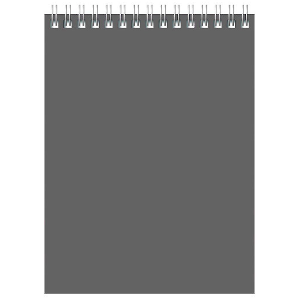 Блокнот "Для конференций", А6, 60 листов, клетка, серый