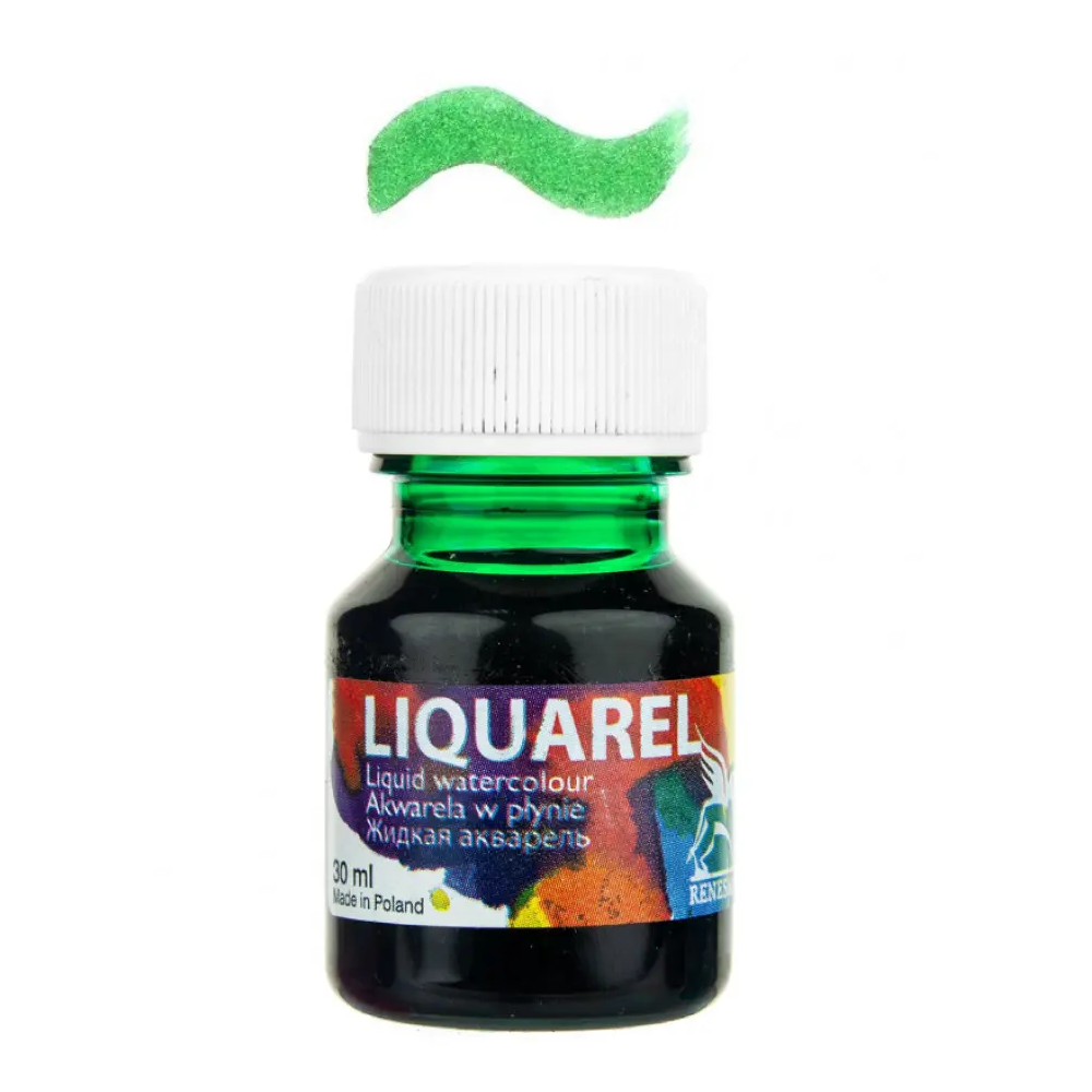 Акварель жидкая "Liquarel", 155 зелёный лесной, 30 мл