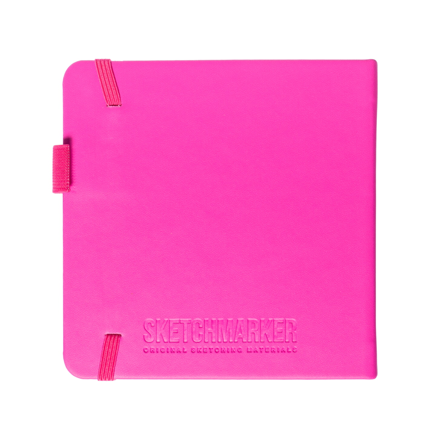 Скетчбук "Sketchmarker", 12x12 см, 140 г/м2, 80 листов, фуксия