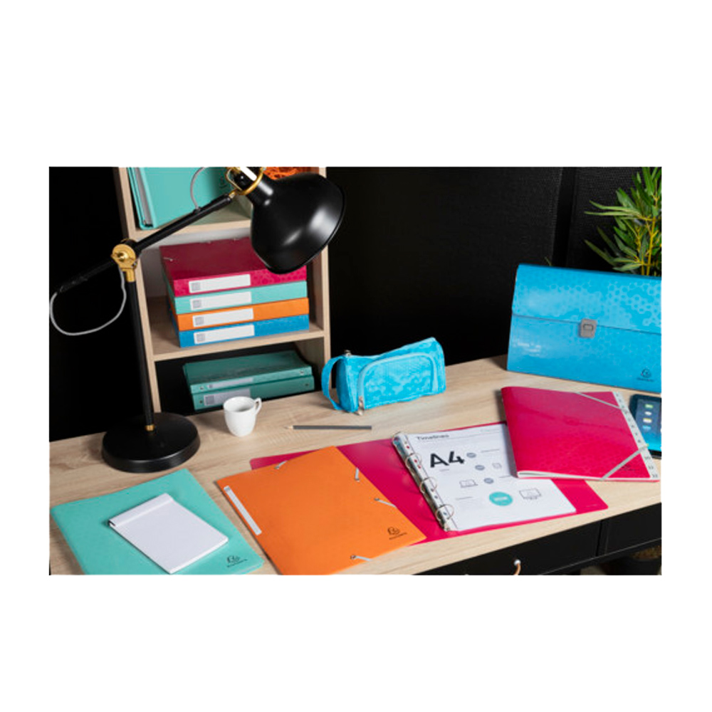 Папка на кнопке "Maïa", А4, 6 делений, ассорти - 8