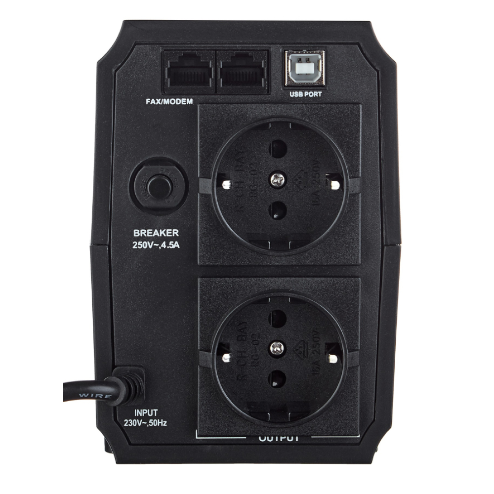 ИБП Kiper Power C1000 USB (1000VA/500W) - 4