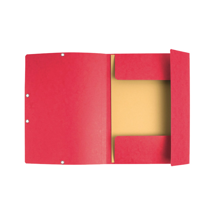 Папка на резинках "Manila", A4, 15 мм, картон, красный - 2