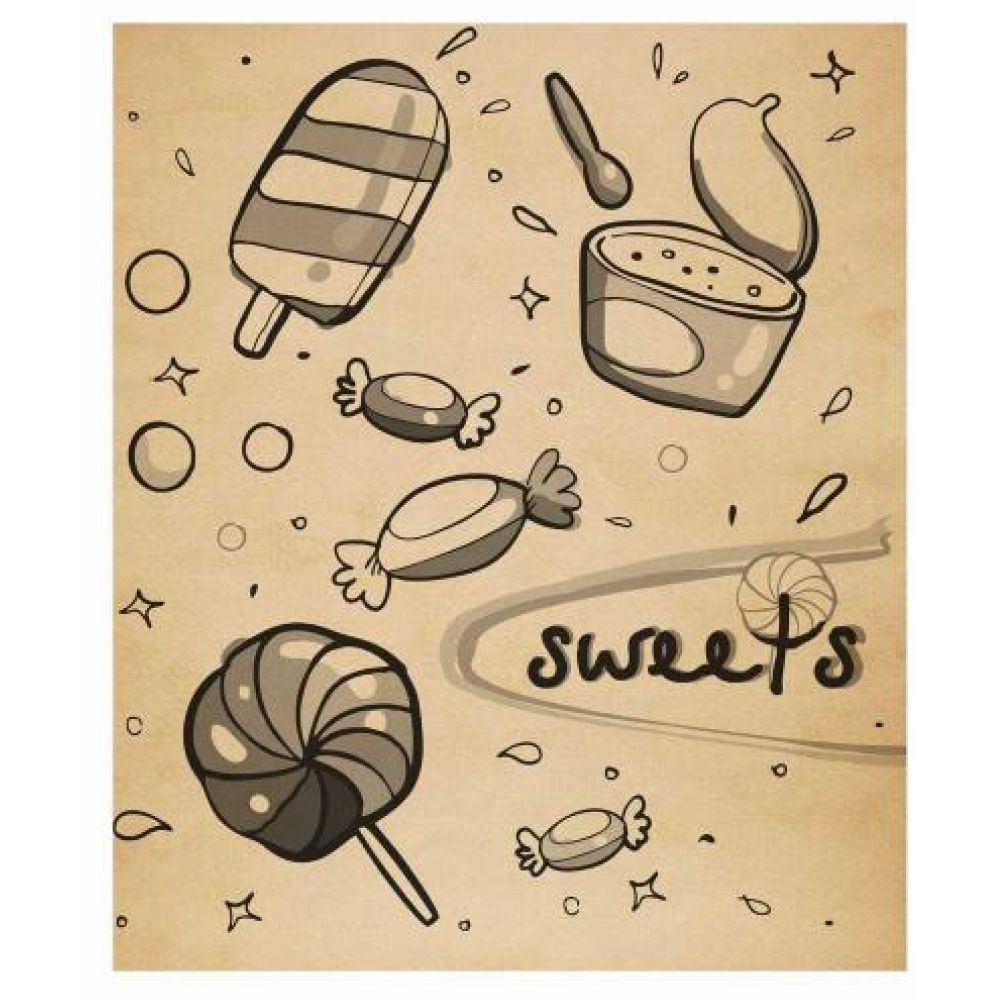 Тетрадь "Сладости"