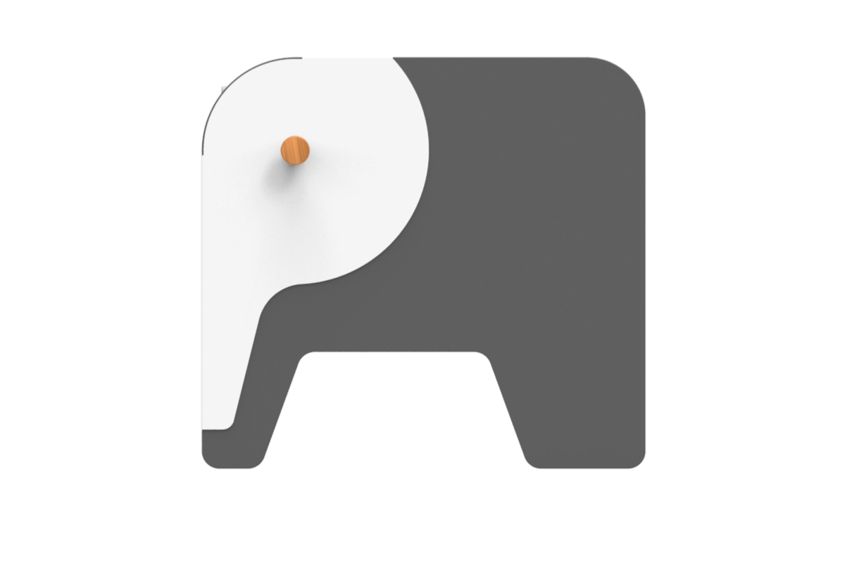 Стол Comf-Pro Elephant Desk UR-3, 1155х700х(340-815) мм, белый, серый