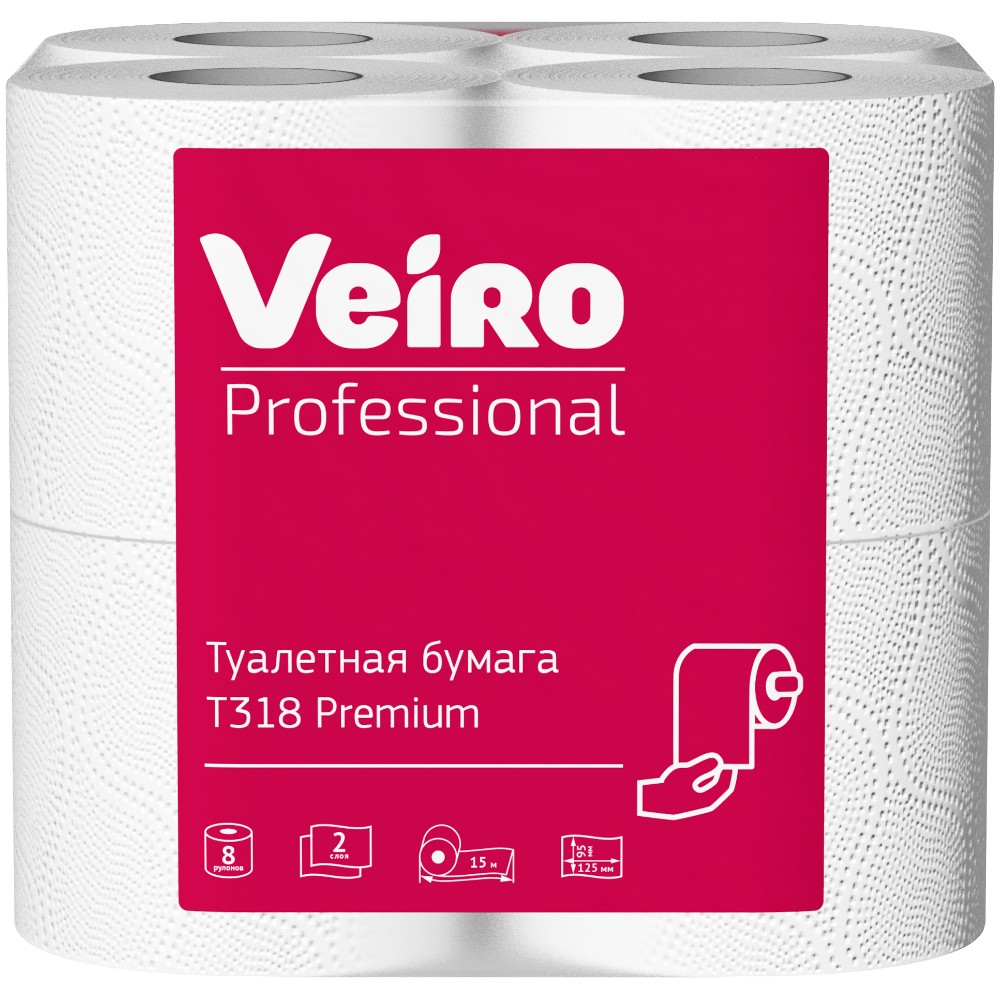 Бумага туалетная Veiro Professional Premium