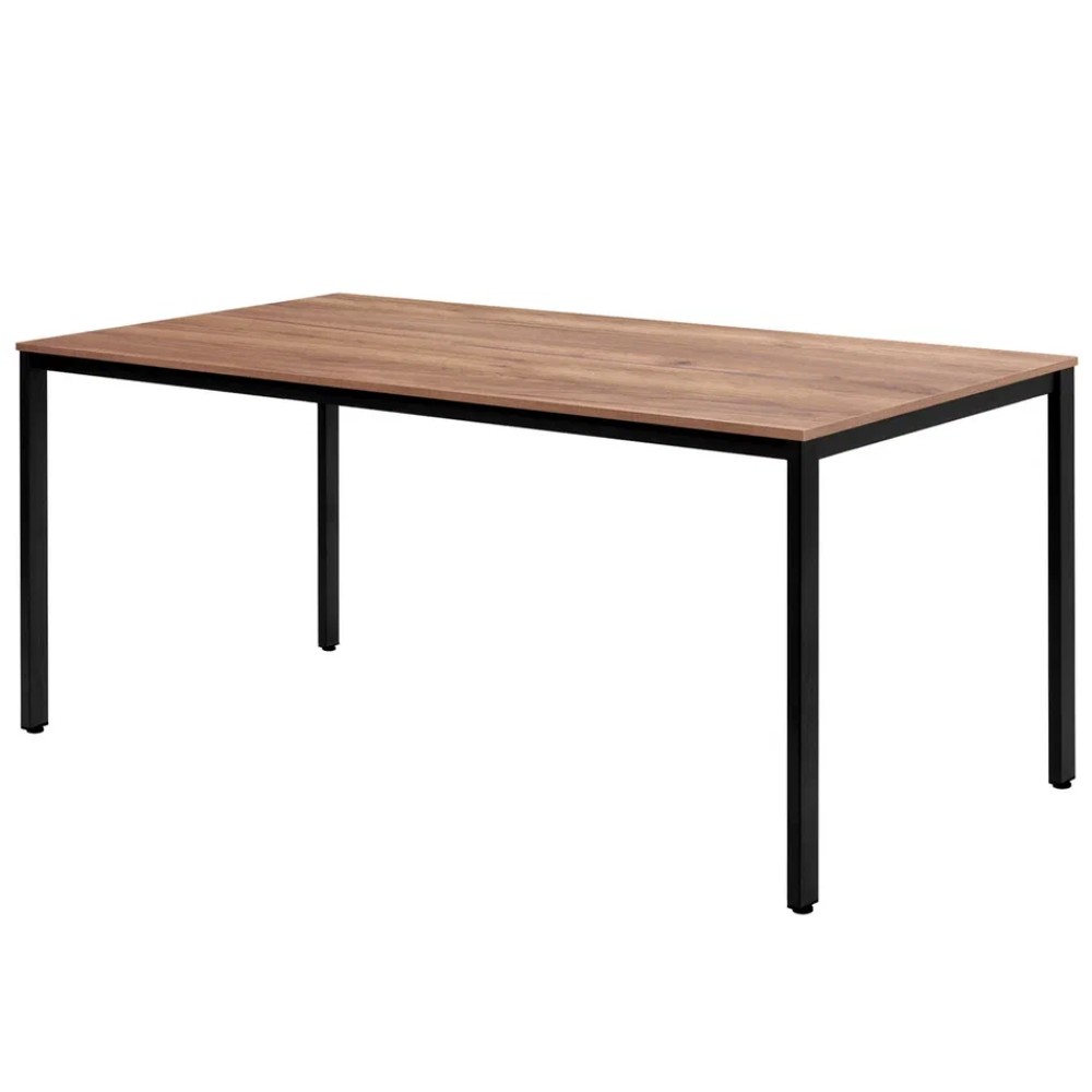 Стол Millwood Сеул, 1600х800 мм, дуб табачный крафт, черный