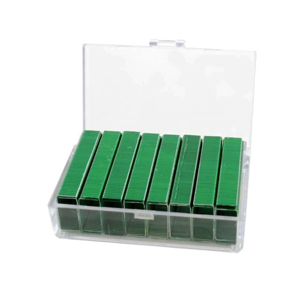 Скобы "Kangaro", 24/6, 800 шт, зеленый