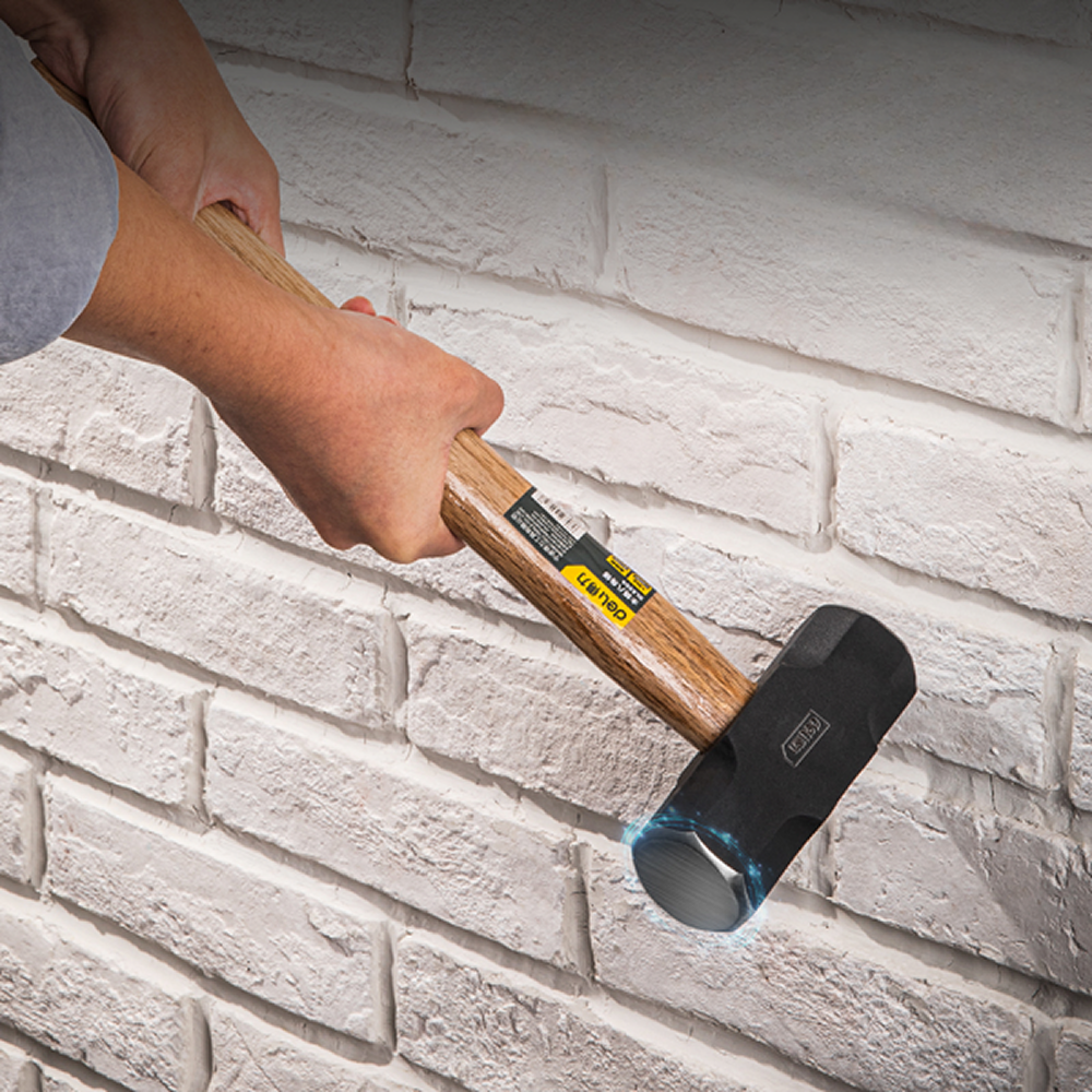 Кувалда Deli YS DL5204, 1.8 кг, деревянная рукоятка - 5