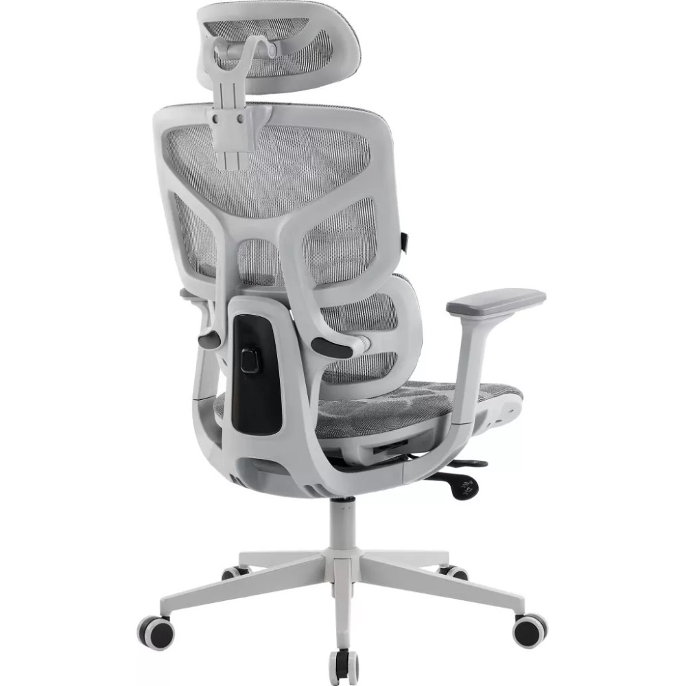 Кресло эргономичное EVERPROF Alfa, Grey, сетка, серый, металл, корпус серый - 4