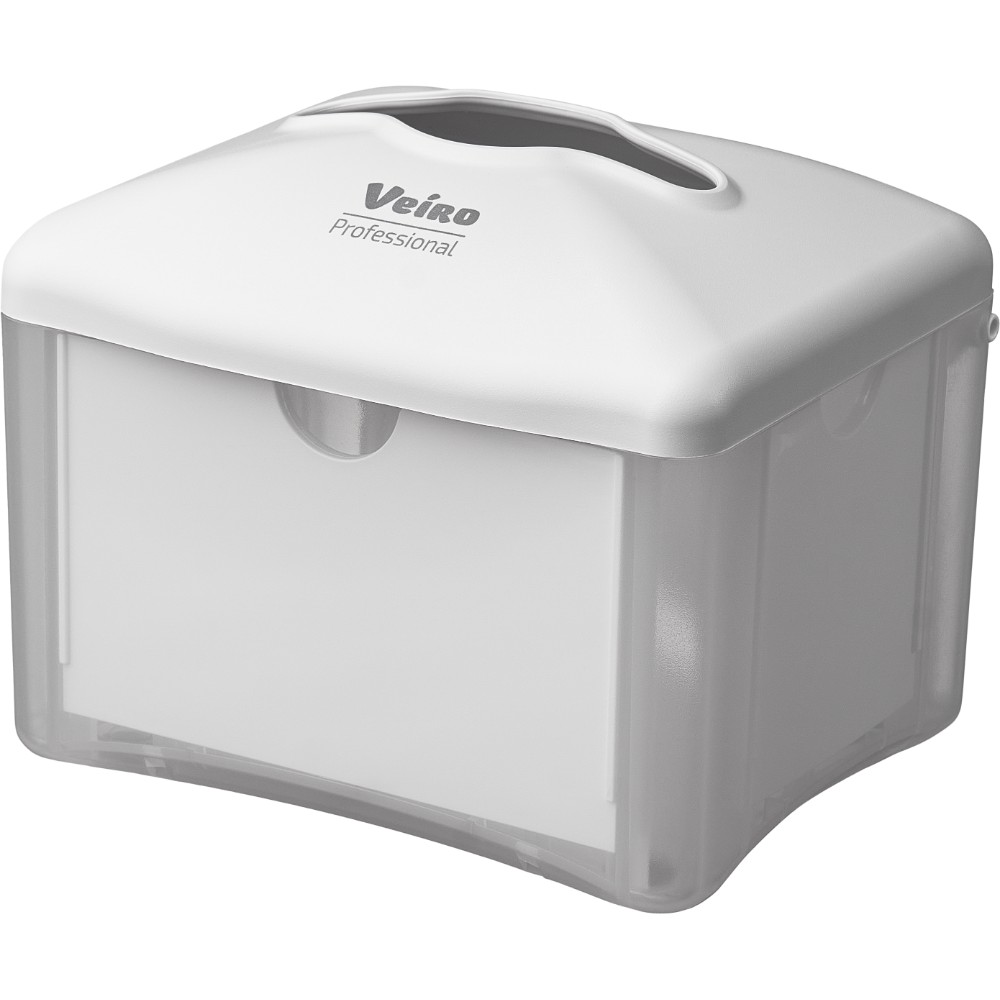 Диспенсер для салфеток настольный Veiro Professional "Easynap micro", пластик, белый - 5