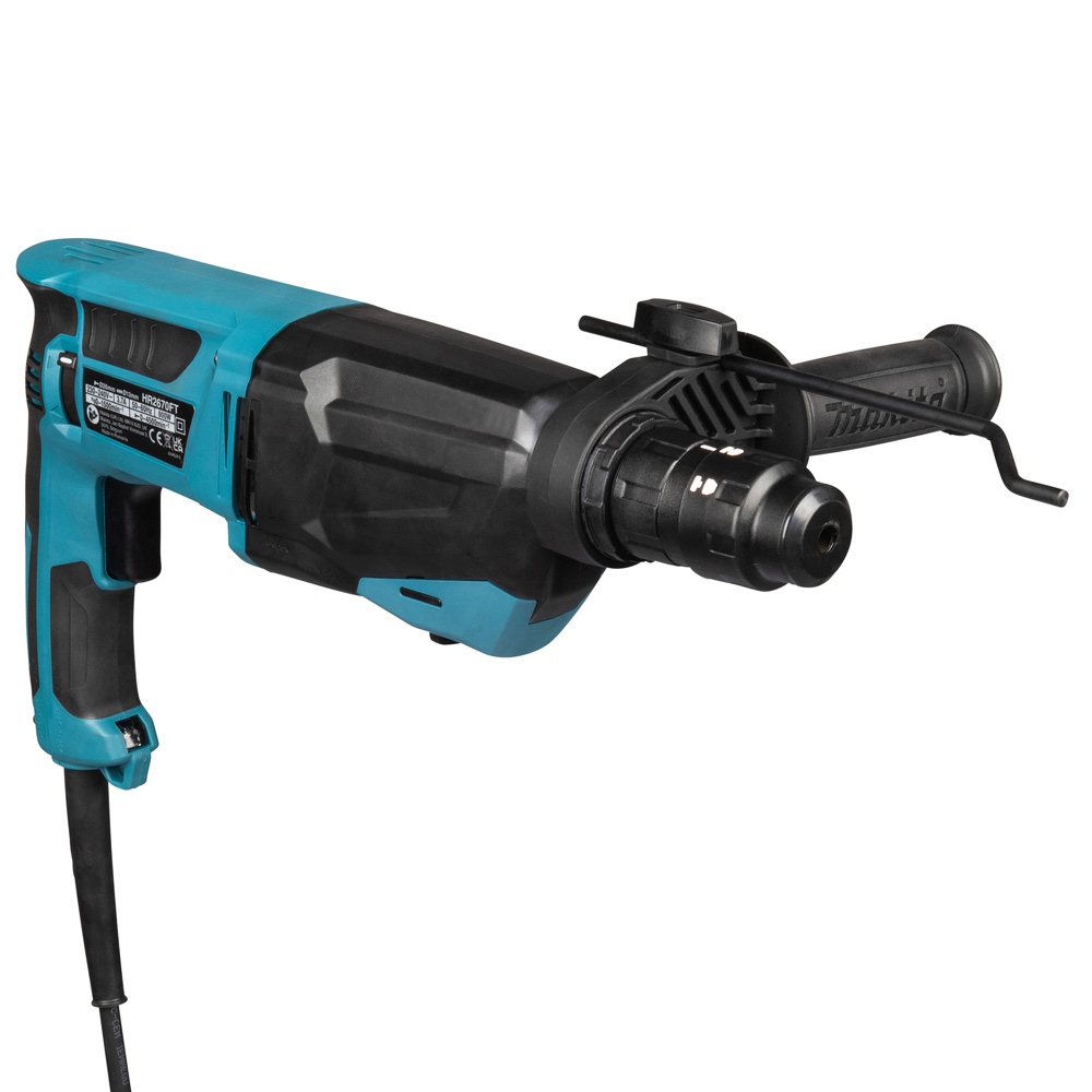 Перфоратор MAKITA HR2670FT, 800 Вт, 3.0 Дж, БЗП, SDS-plus - 10