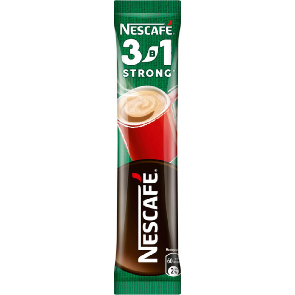 Кофейный напиток "Nescafe" 3в1 крепкий, растворимый, 14.5 г