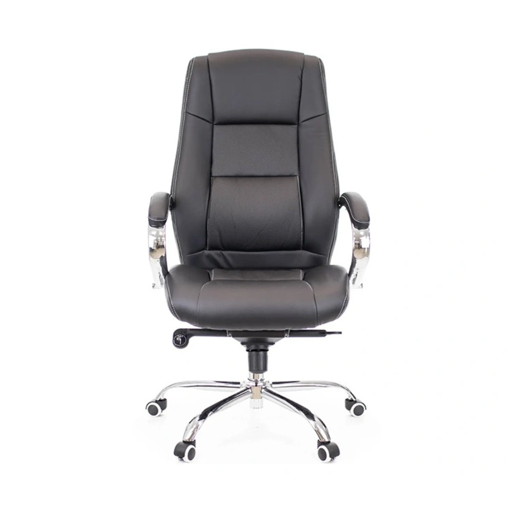 Кресло для руководителя "Kron", экокожа, металл, черный