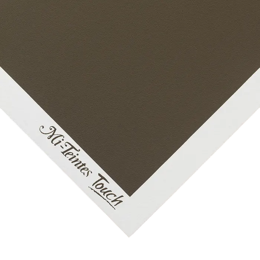 Бумага для пастели "Mi-Teintes Touch", 50х65 см, 355 г/м2, серый темный