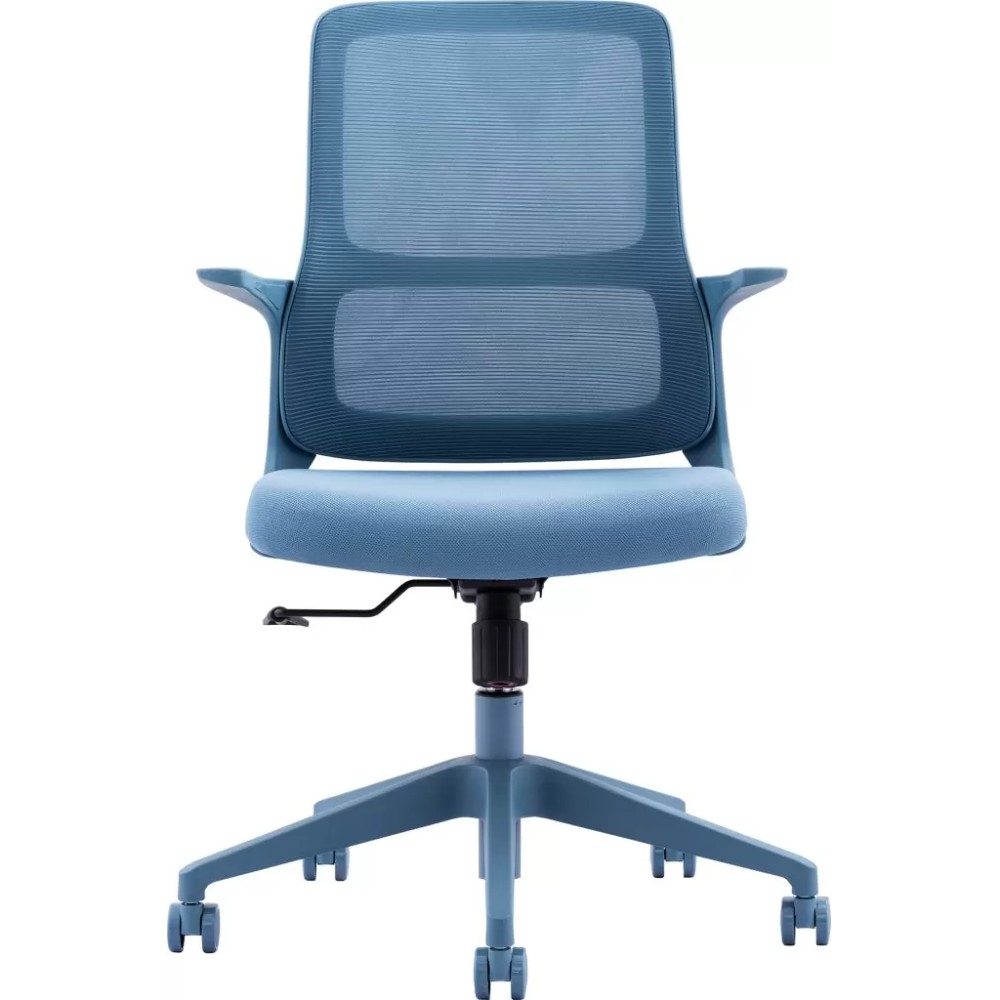 Кресло для персонала EVERPROF Elf, сетка, синий