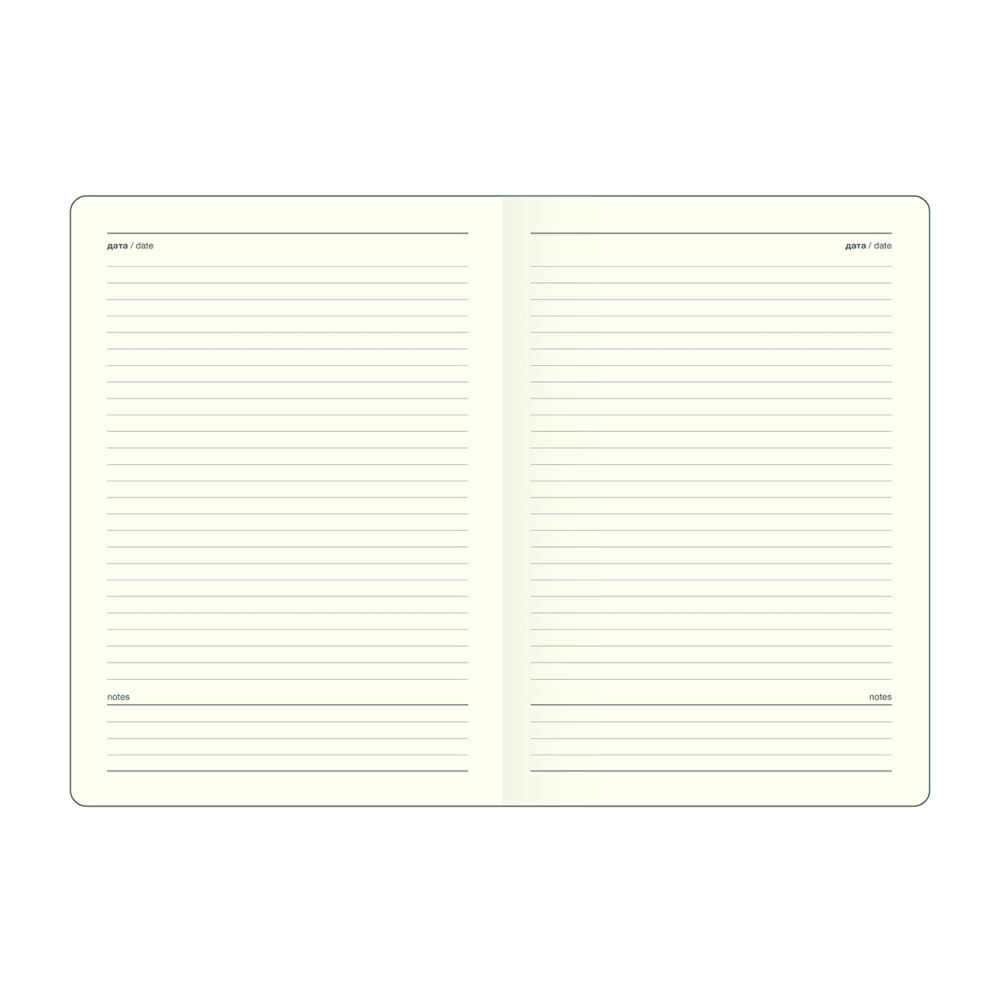 Ежедневник недатированный "Petals", А5, 320 страниц, голубой