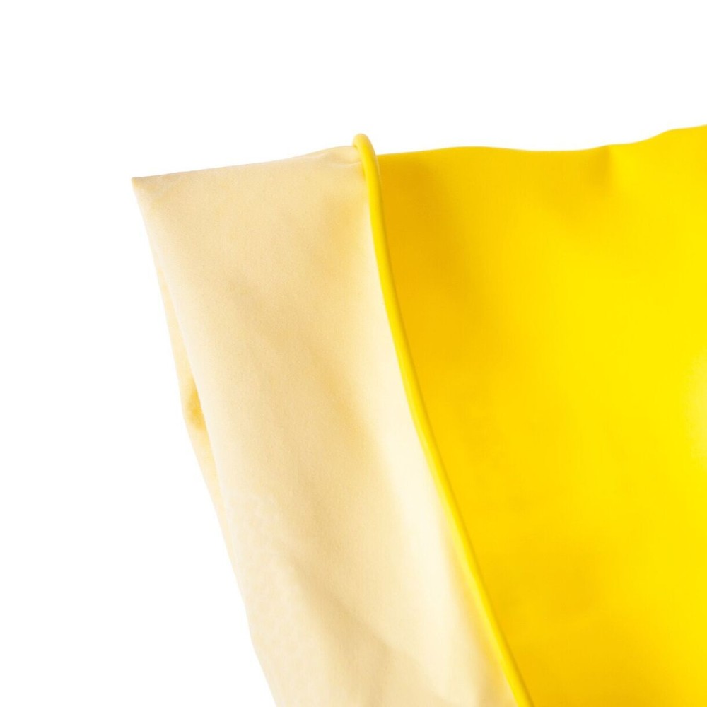 Перчатки латексные с х/б покрытием HQ Profiline р-р L желтый - 9