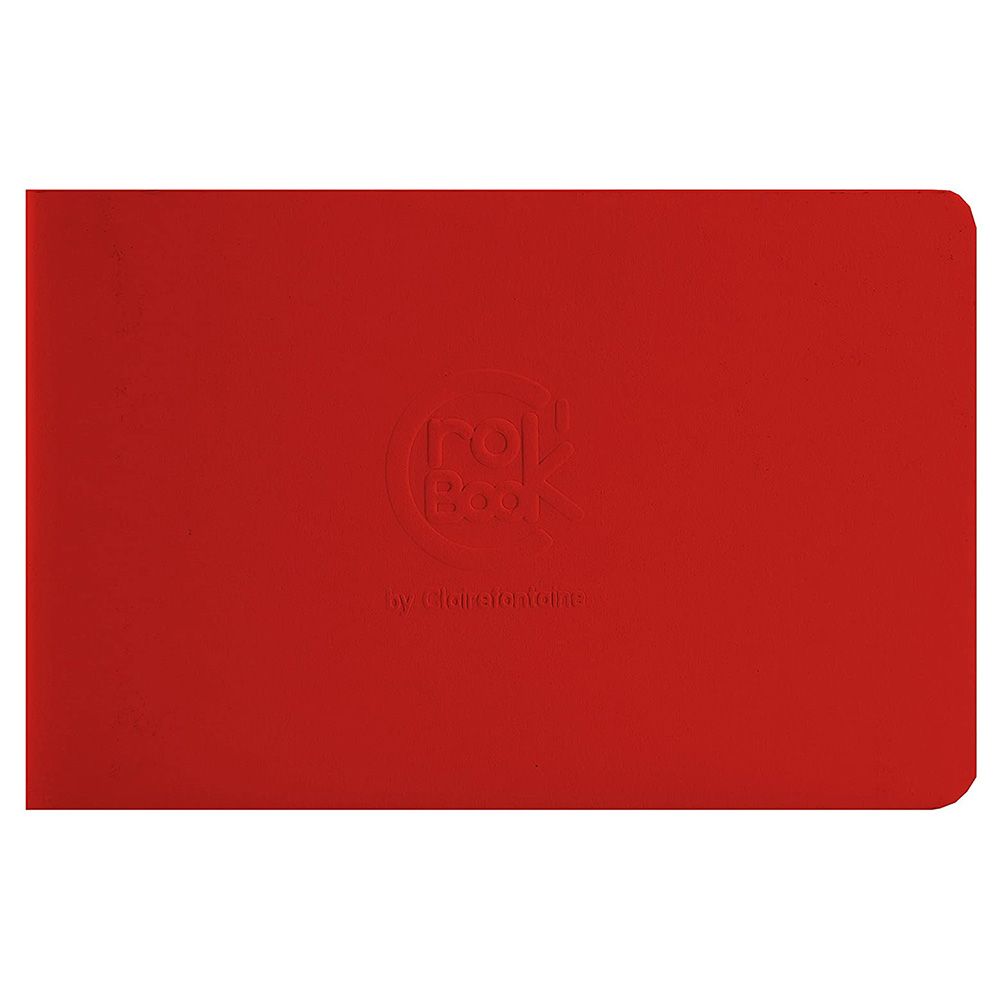 Скетчбук "Crok'Book", 17x11 см, 90 г/м2, 24 листа, красный
