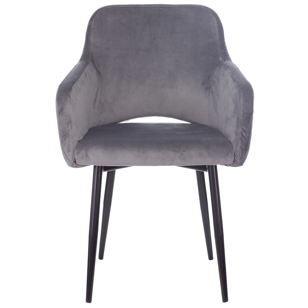 Кресло "Бюрократ CH-380F", ткань, серая жемчужина, каркас металл, корпус черный