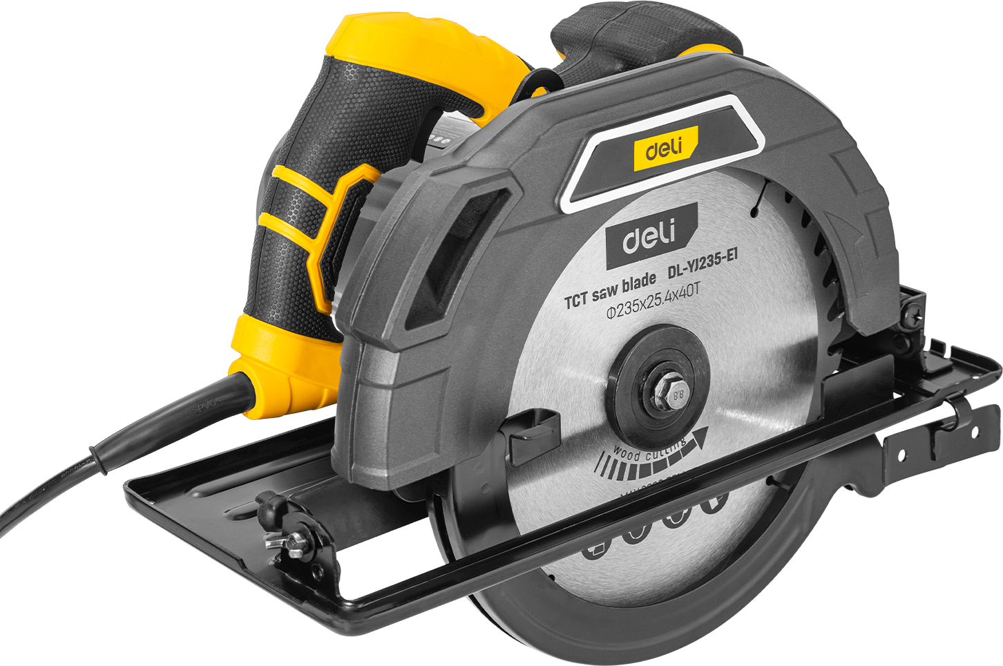 Пила циркулярная Deli YS EDL-YJ235-E1