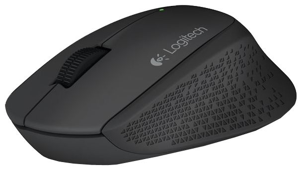 Мышь Logitech "M280 Black", беспроводная, 1000  dpi, 3 кнопки, черный