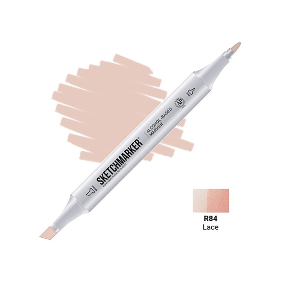 Маркер перманентный двусторонний "Sketchmarker", R84 кружева