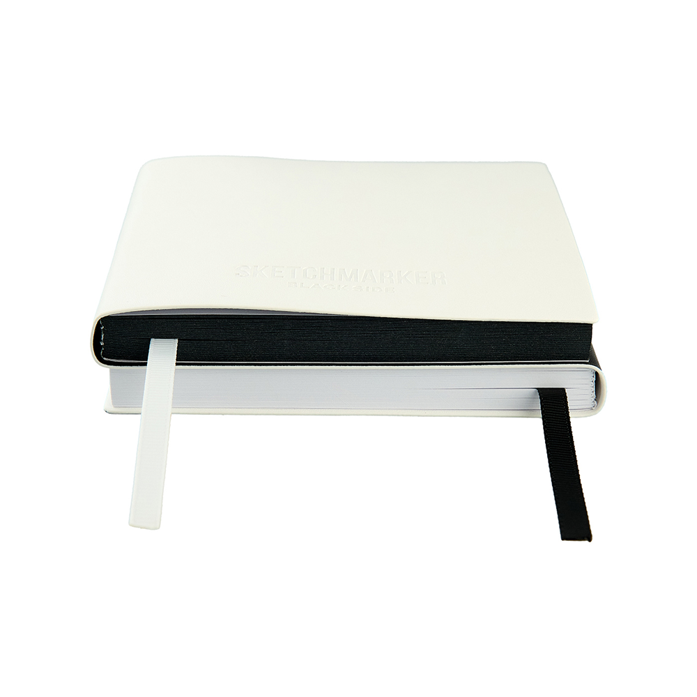 Скетчбук "Sketchmarker Black&White", А5, 120 листов, черный, белый - 5