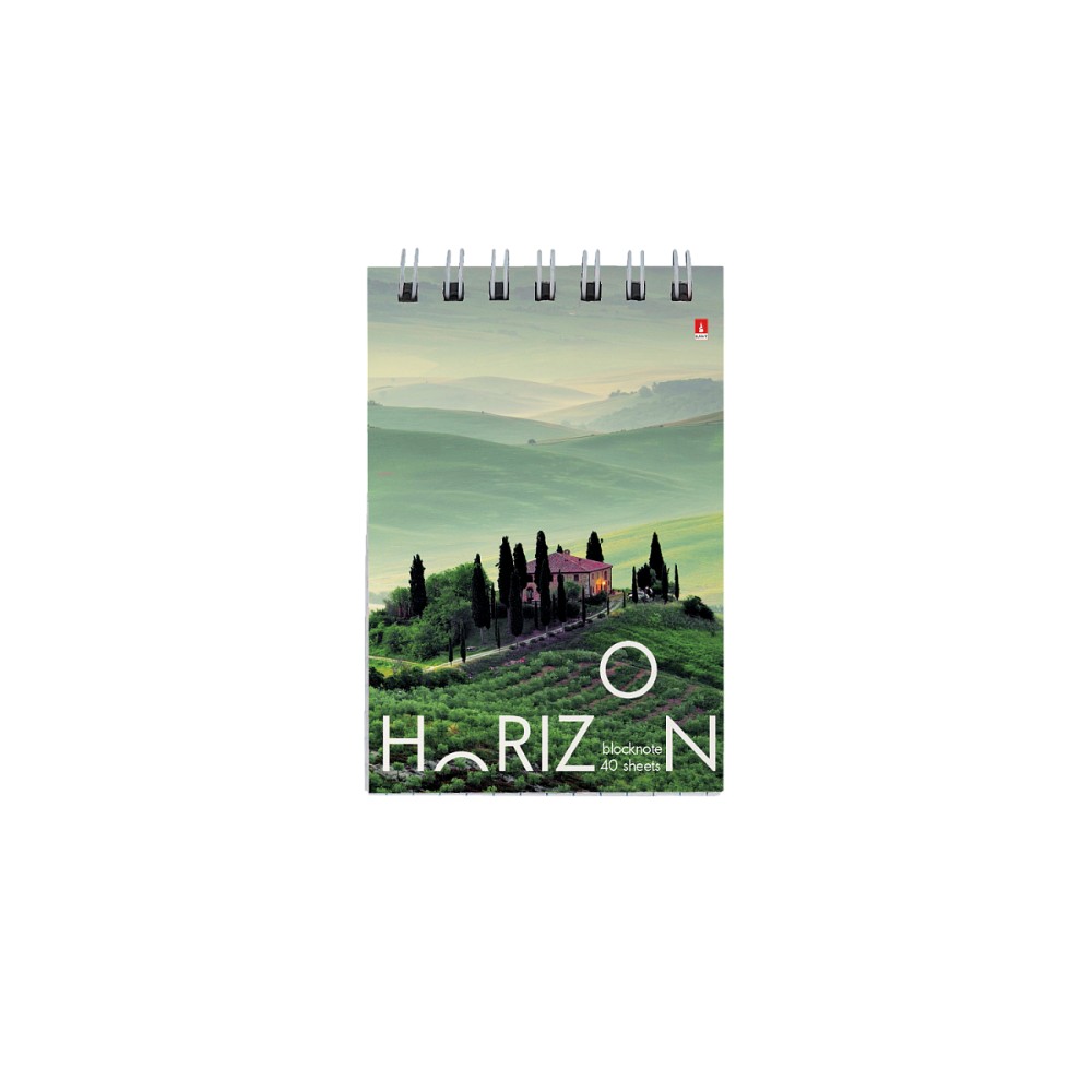 Блокнот в клетку "Природа" ,  A7, 68x104 мм, 40 листов , ассорти