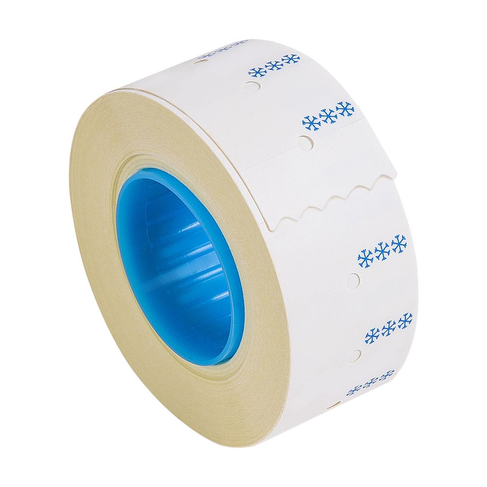 Этикет-лента для этикет-пистолета, однострочная морозостойкая