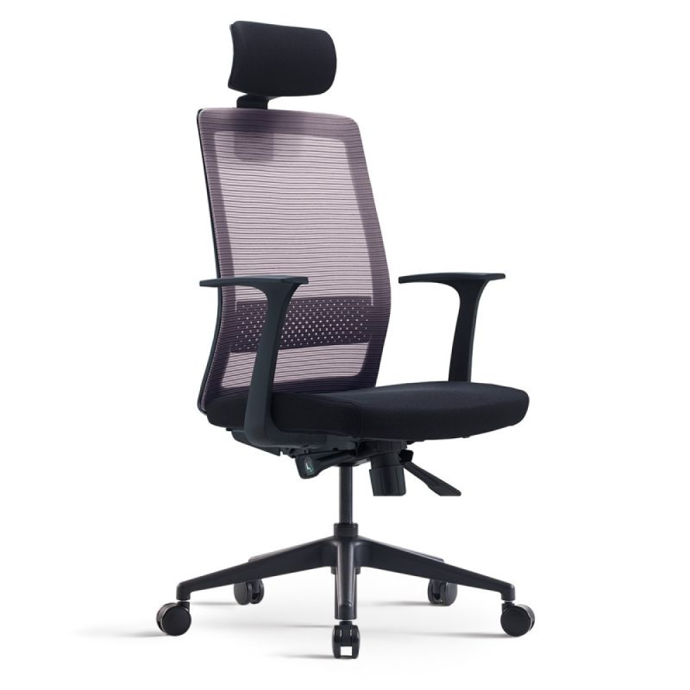 Кресло для руководителя "BESTUHL S30", ткань, сетка, пластик, черный