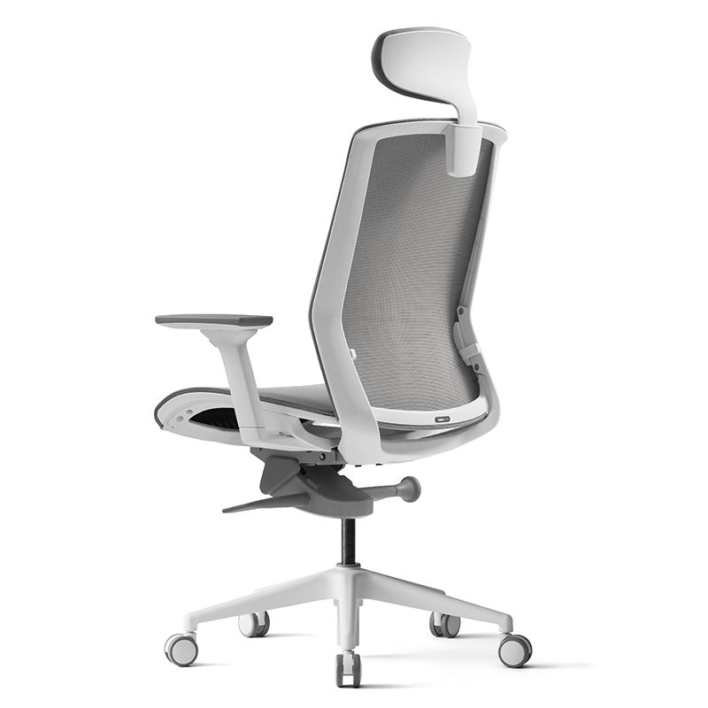 Кресло для руководителя BESTUHL "J15", сетка, пластик, серый, -50% - 4