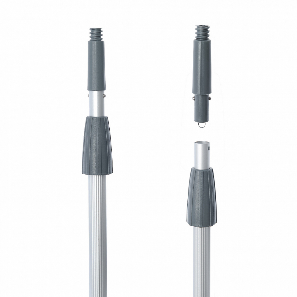 Ручка для МОПа алюминиевая HQ Profiline, 120 см, металлик